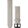 Ремешок GARMIN QUICKFIT 20 для fenix 7S/7S Pro/6S/5S, светло-бежевый силиконовый 010-13102-04